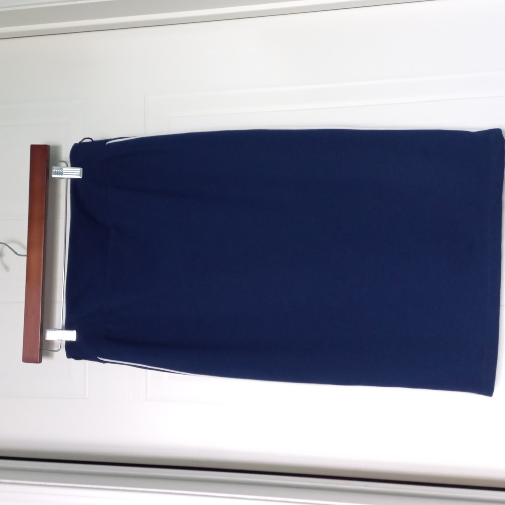 Navy blue long skirt